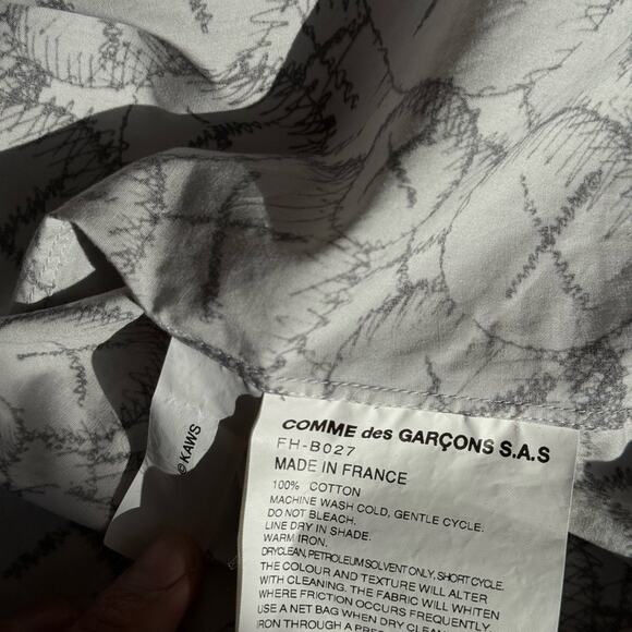 Comme des garçon x kaws print shirt - Picture 7 of 7